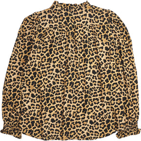 Baukjen Brown Leopard Print Blouse