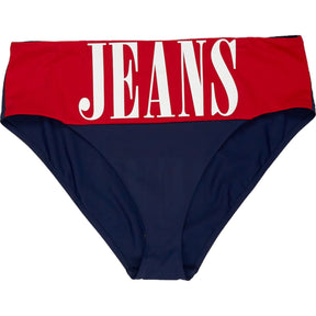 Tommy Jeans Blue High-Rise Bikini Bottoms