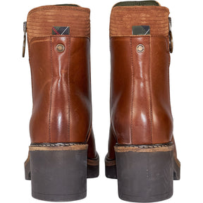 Barbour Brown Leather Ankle Boots
