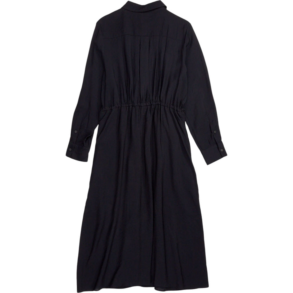 Hush Black Alexa Midi Shirt Dress