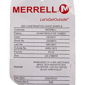 Merrell Cement Cham Redux SE Unisex Trainers