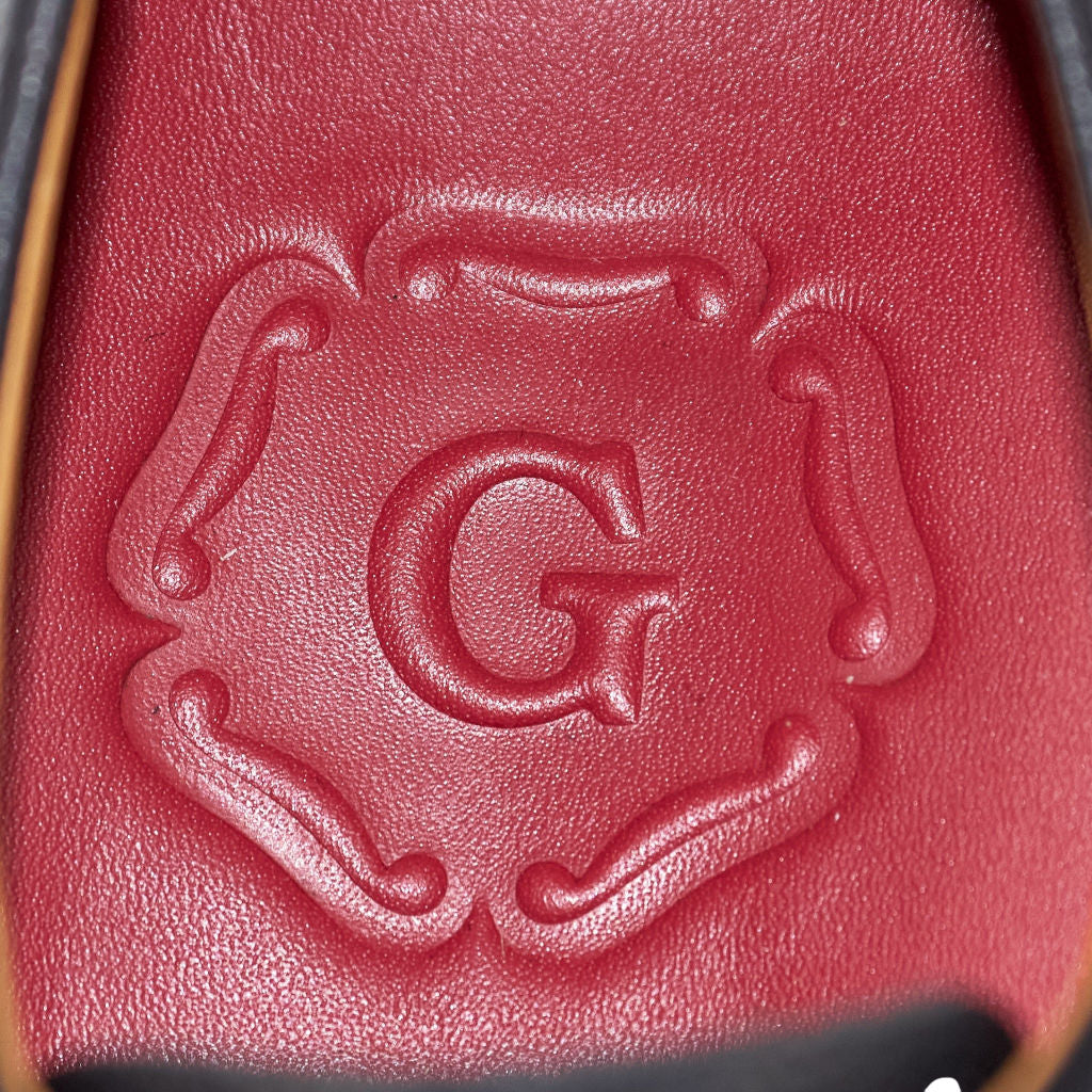 Grenson Black Leather Derby Shoes