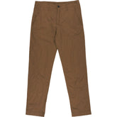 Pants Brown Cotton Twill Chinos