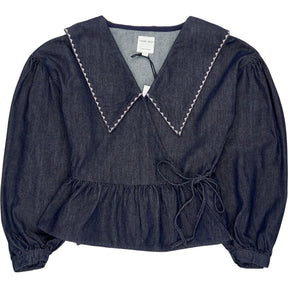 seventy + mochi Blue Nour Blouse