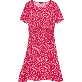 Baukjen Red Pink Floral Dress