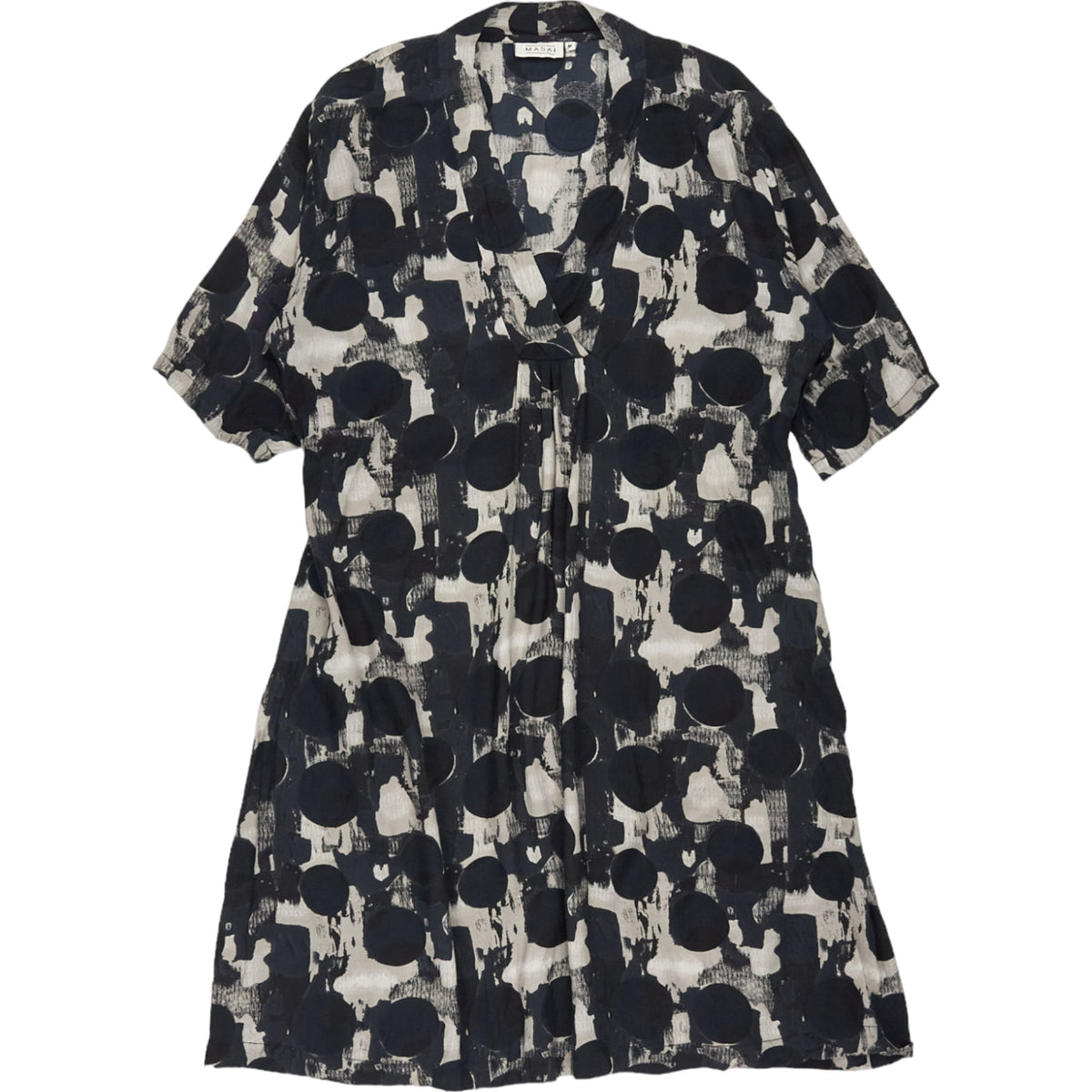 Masai Black Abstract Dress