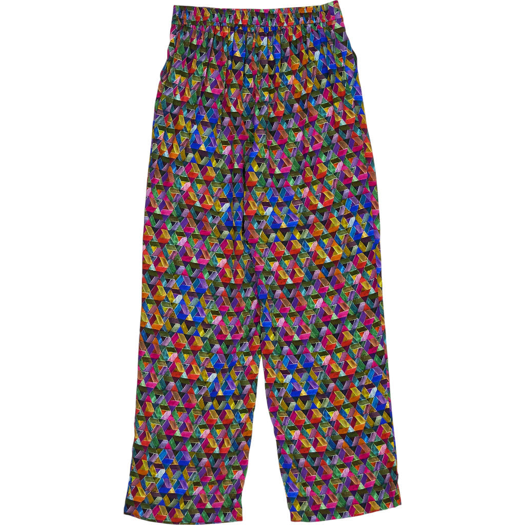 NRBY Multicolour Silk Trousers