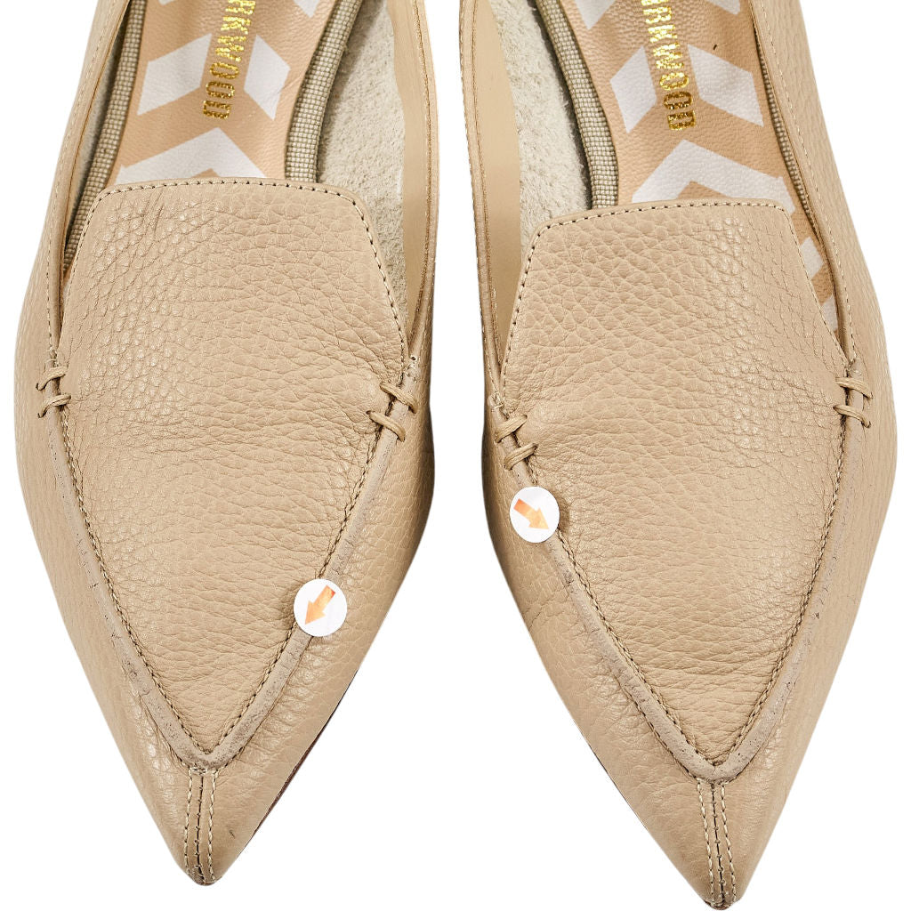 Nicholas Kirkwood Beige Leather Loafers