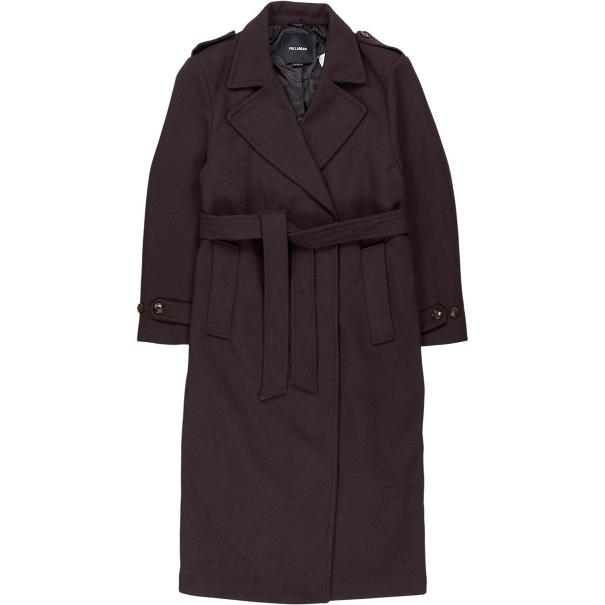 Pull & Bear Brown Trench Coat