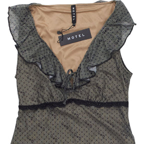 Motel Mesh Esther Mini Dress