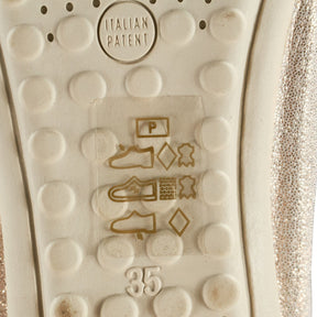 Geox Metallic Ballet Flats