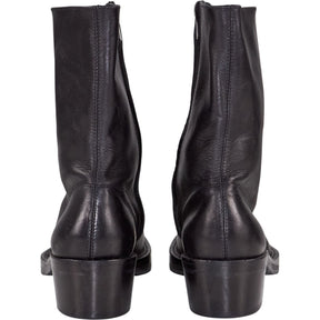 YMC Black Leather Boots UK 5