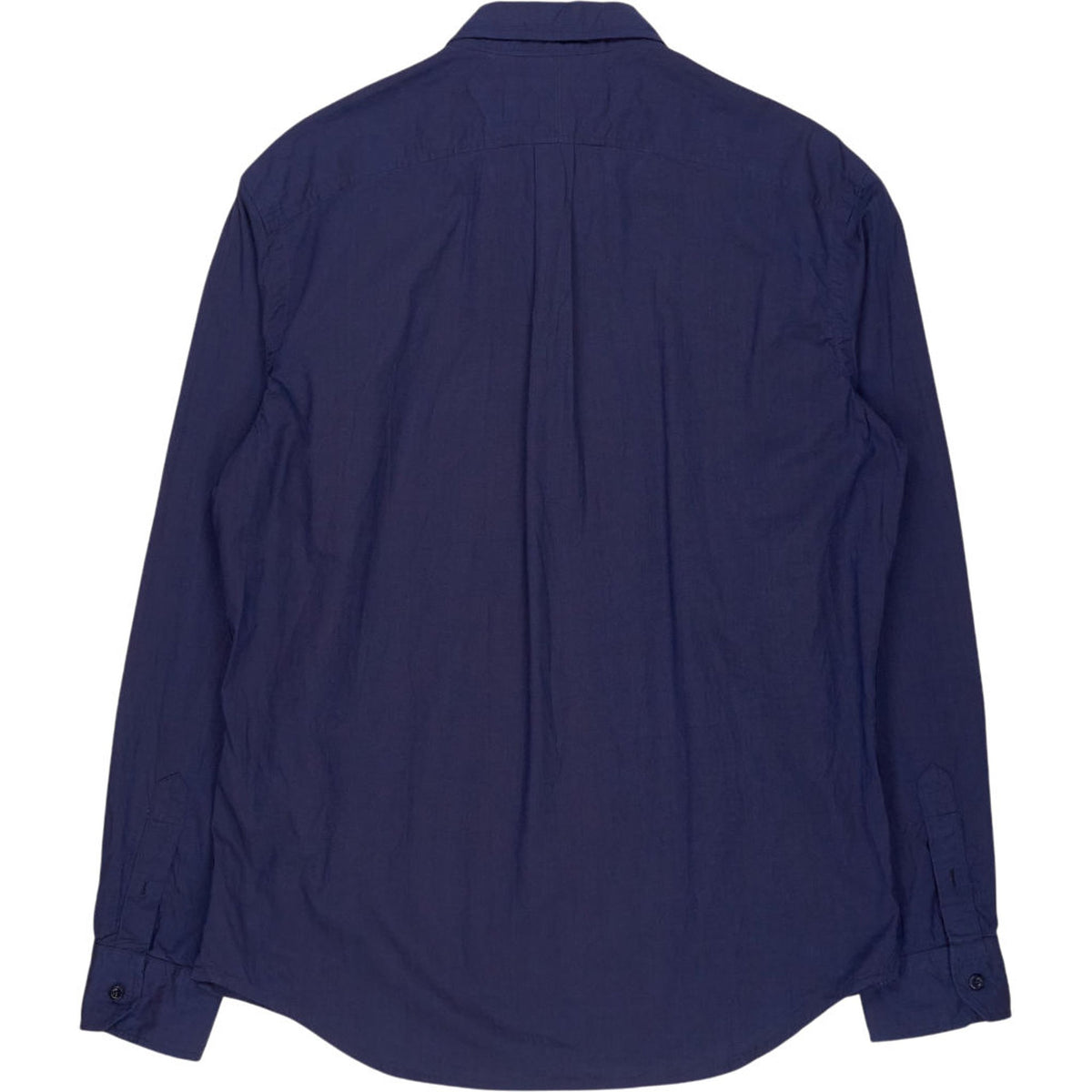 Tripl Stitched Navy Cotton Shirt