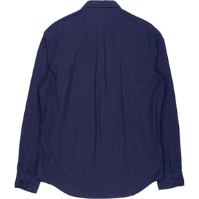 Tripl Stitched Navy Cotton Shirt