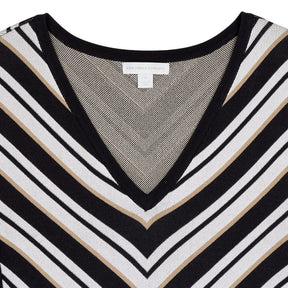 New York & Company Striped Knit Dress