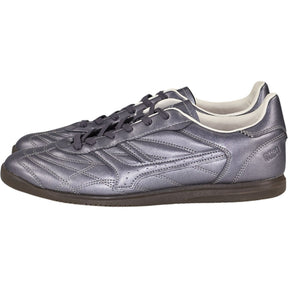Pull & Bear Metallic Leather Trainers
