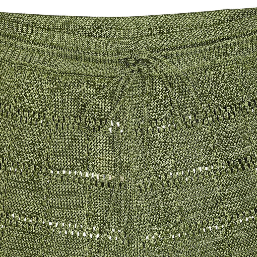 Calle Del Mar Green Knit Pants
