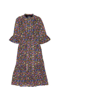 WYSE Midnight Multi Floral Stevie Dress