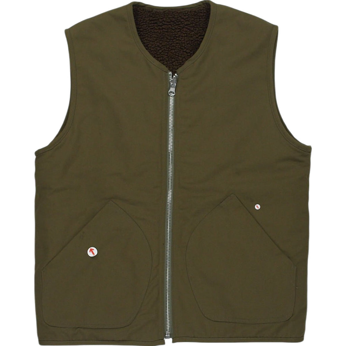 YMC Khaki Twist Gilet