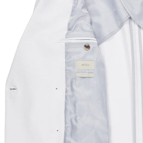 Moss White Double Breasted Corduroy Suit 40R/34R