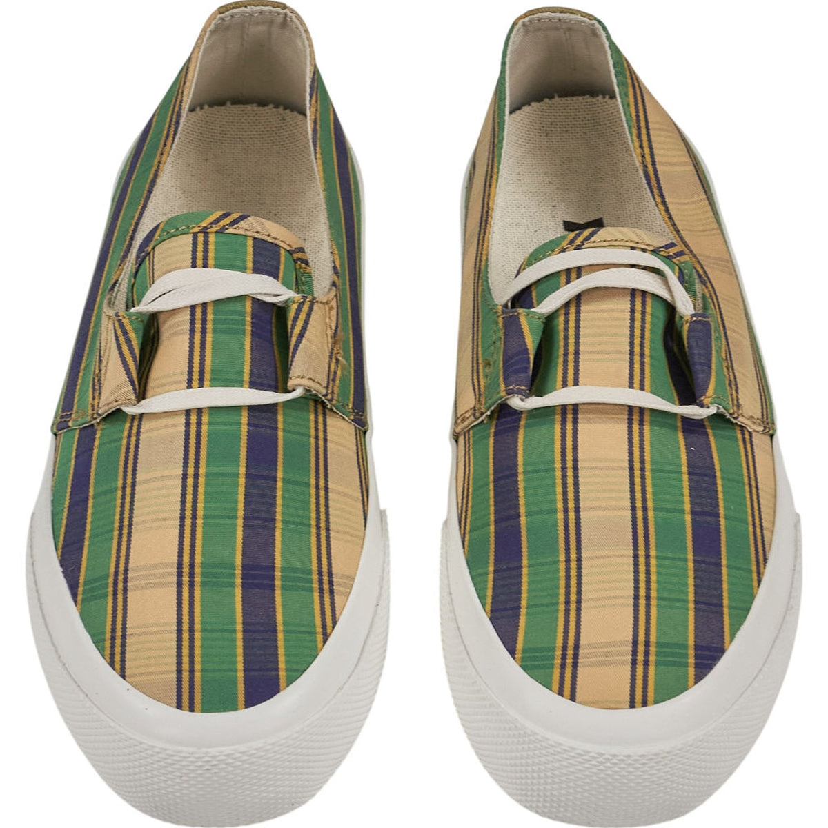 YMC Multicoloured Striped Trainers
