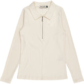 Baukjen Antique White Organic Cotton Zip Top