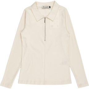 Baukjen Antique White Organic Cotton Zip Top