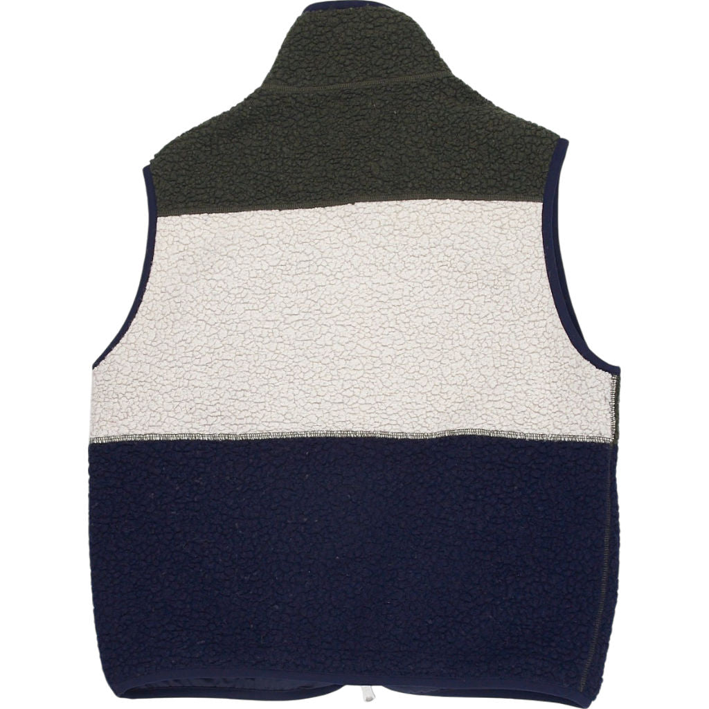 Drake's Multi-Colour Fleece Vest M