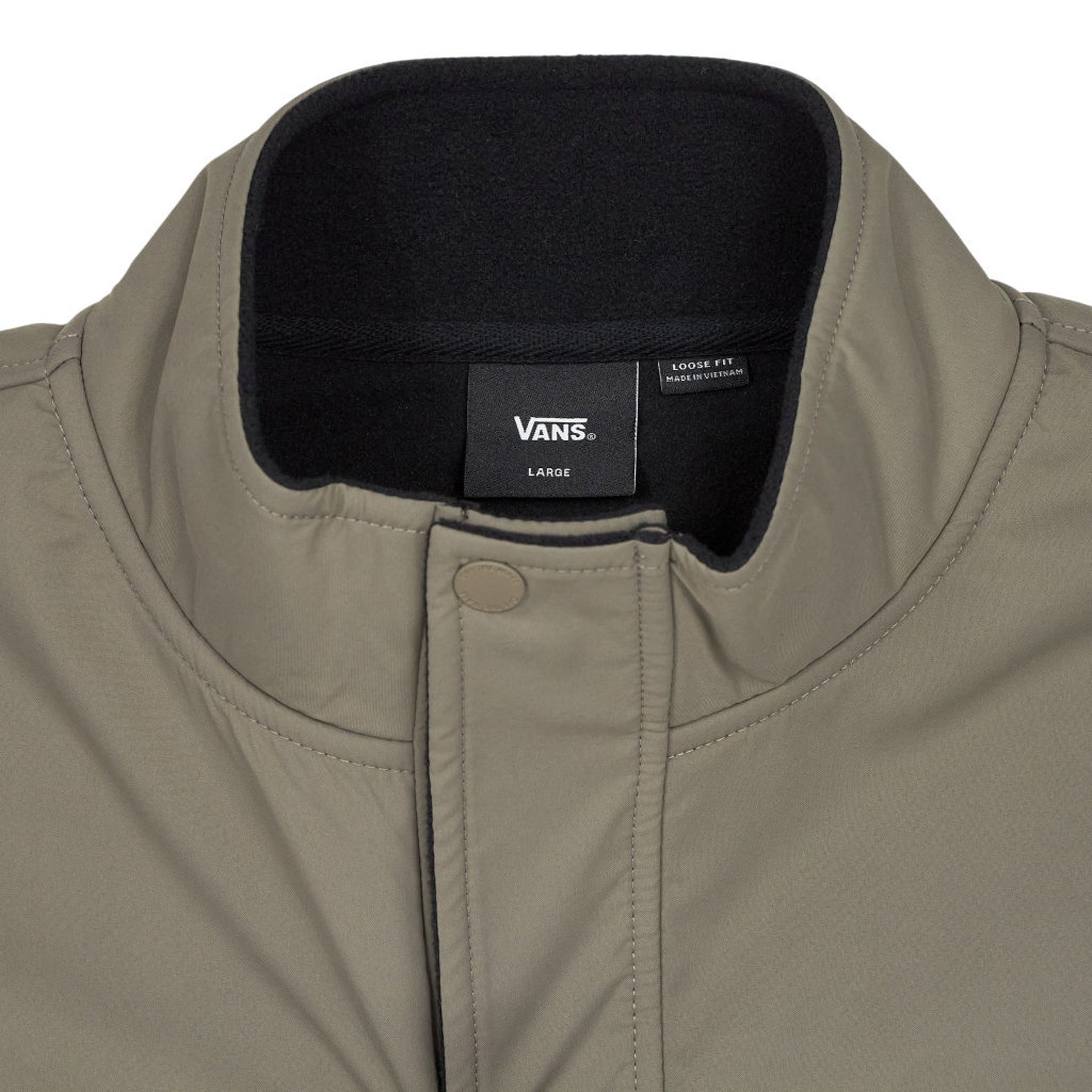 Vans Black Taupe Ranford Polar Fleece Jacket