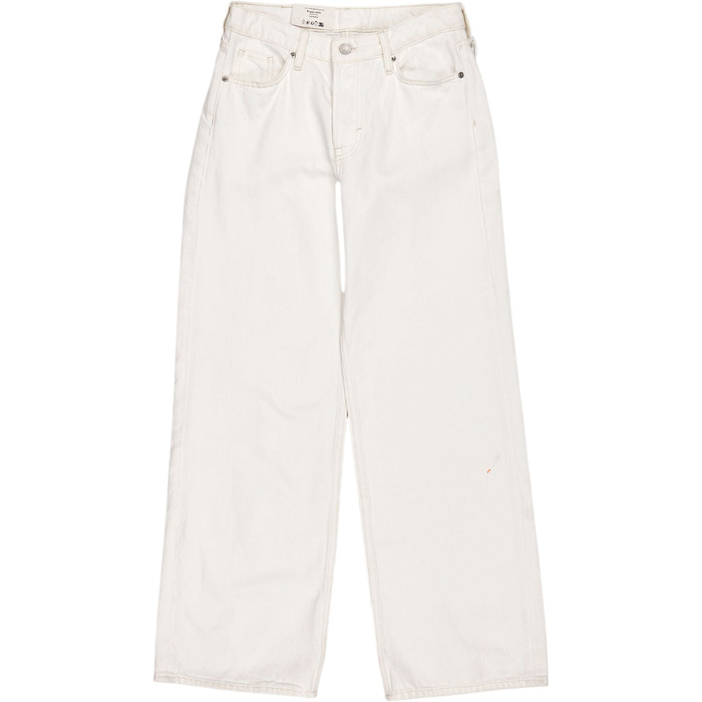 H&M White Baggy Wide Jeans