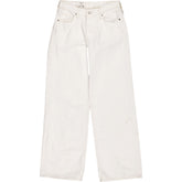H&M White Baggy Wide Jeans
