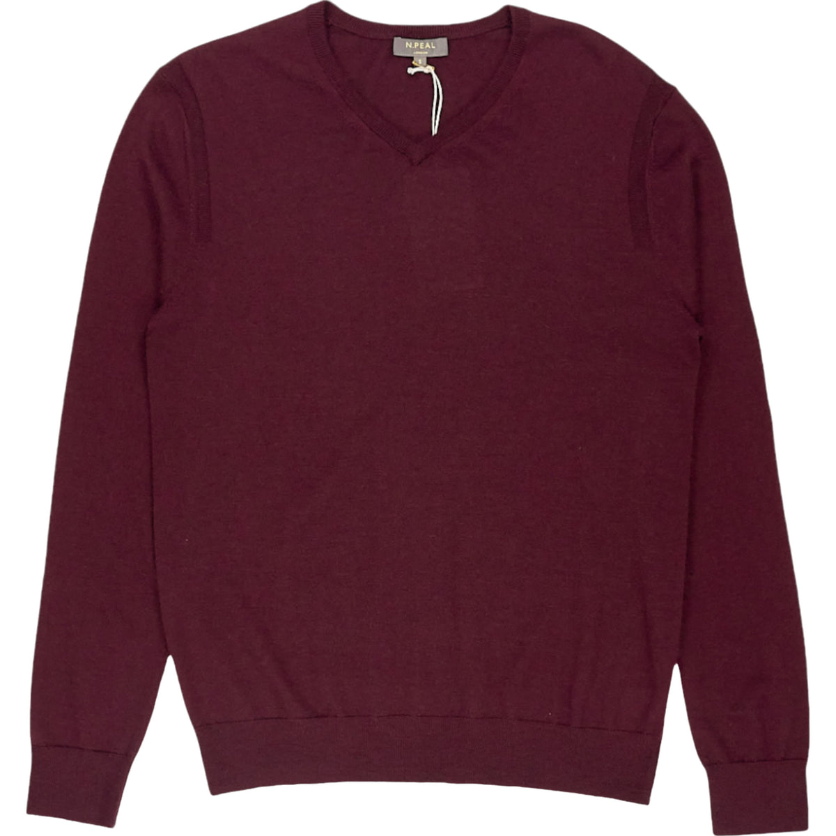 N Peal Mulled Wine Conduit FG V Neck Jumper