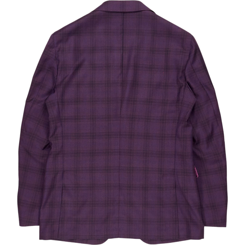 Scabal Purple Check Suit