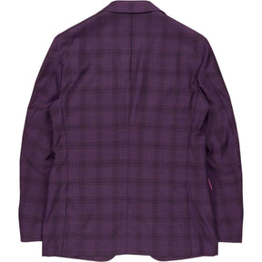 Scabal Purple Check Suit