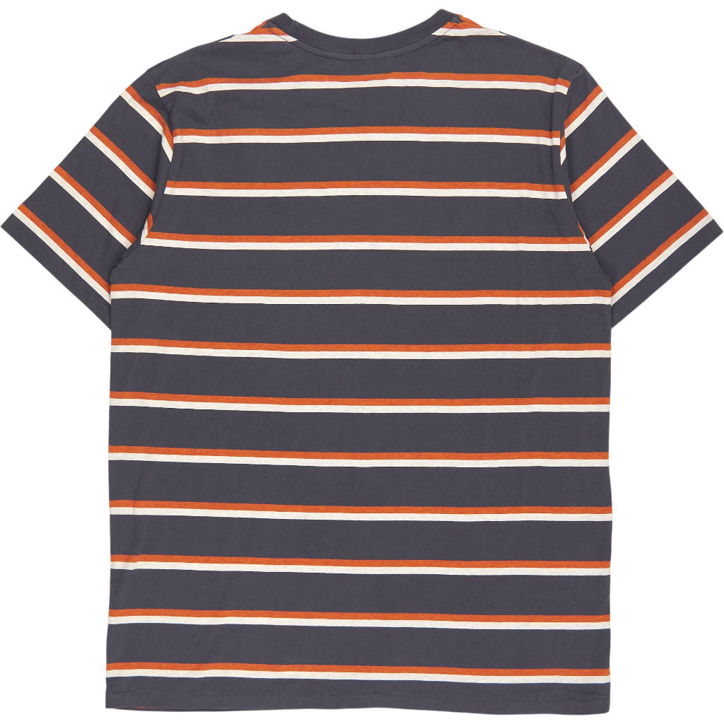Passenger Ebony Orange Stripe T-Shirt