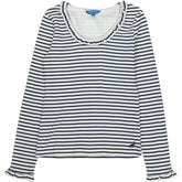 Beaufort & Blake Navy Stripe Long Sleeve Top