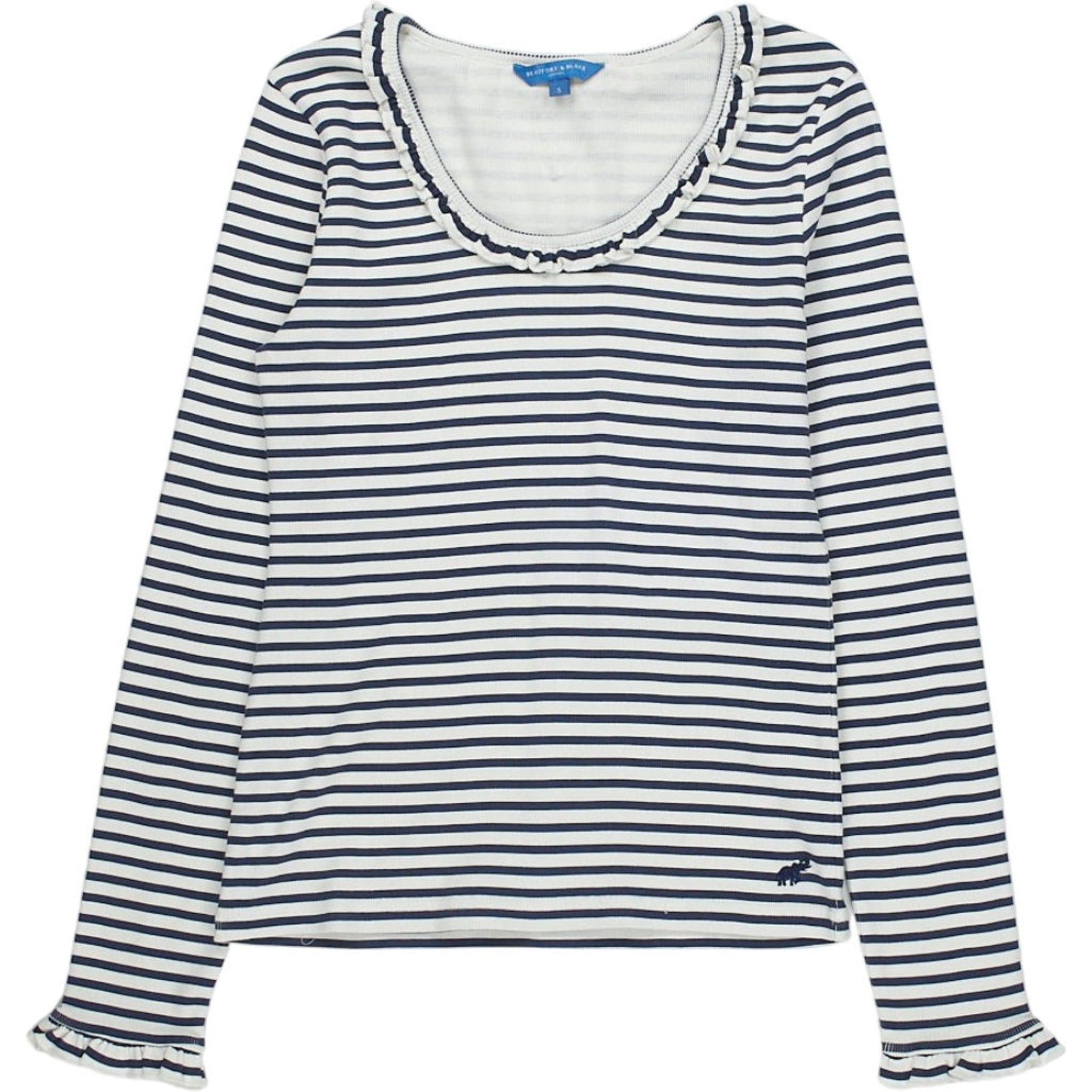 Beaufort & Blake Navy Stripe Long Sleeve Top
