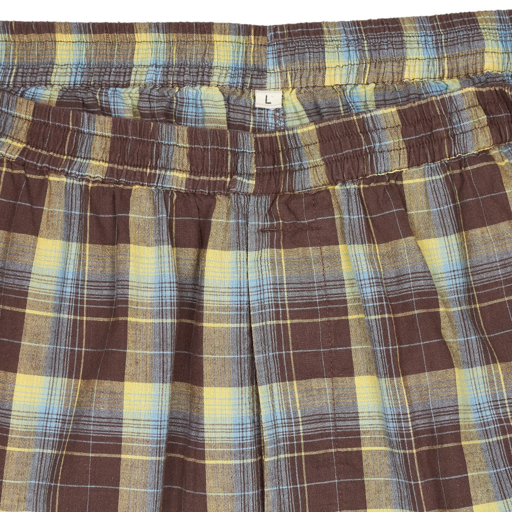 Universal Works Brown Check Trousers