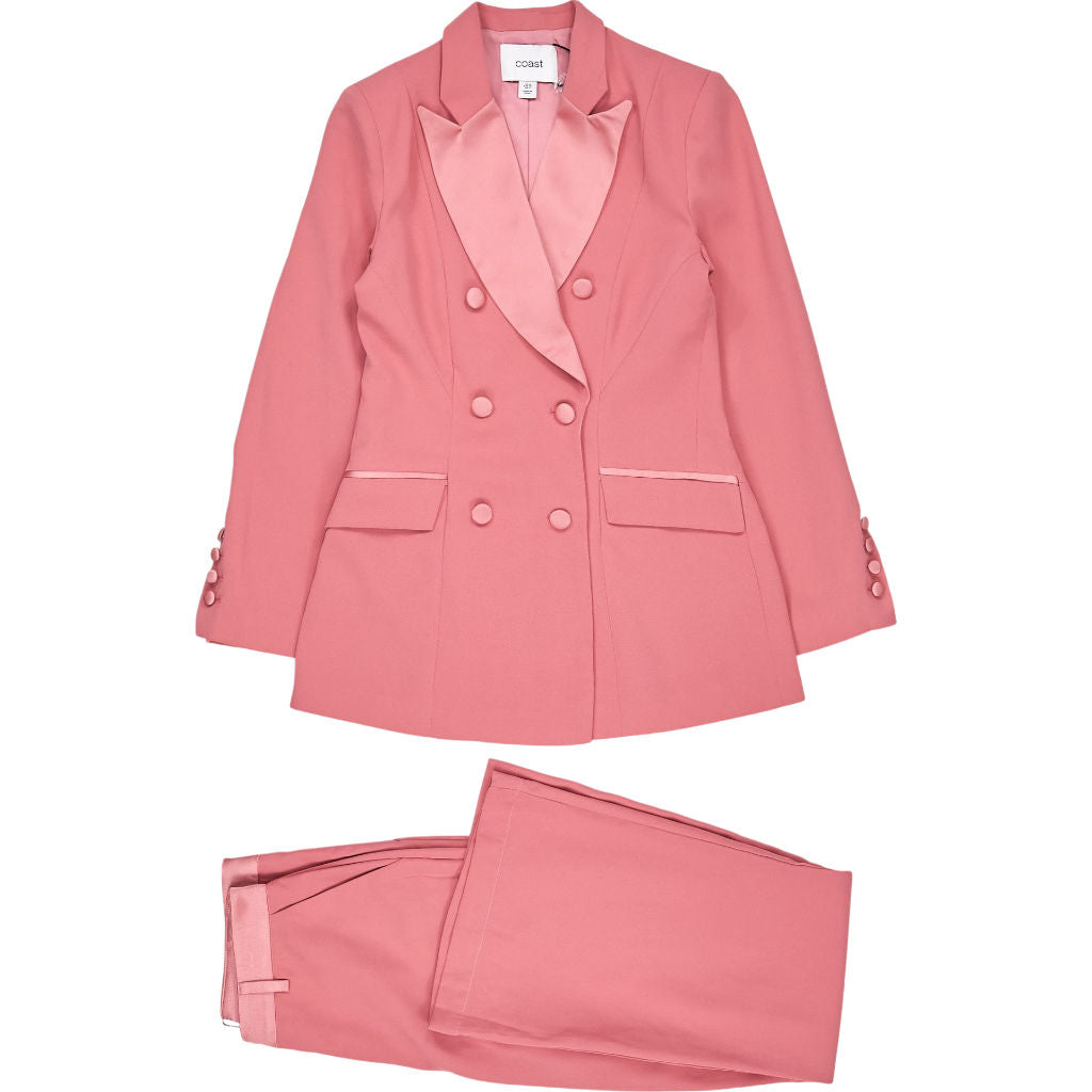 Coast Rose Pink Flare Trouser Suit