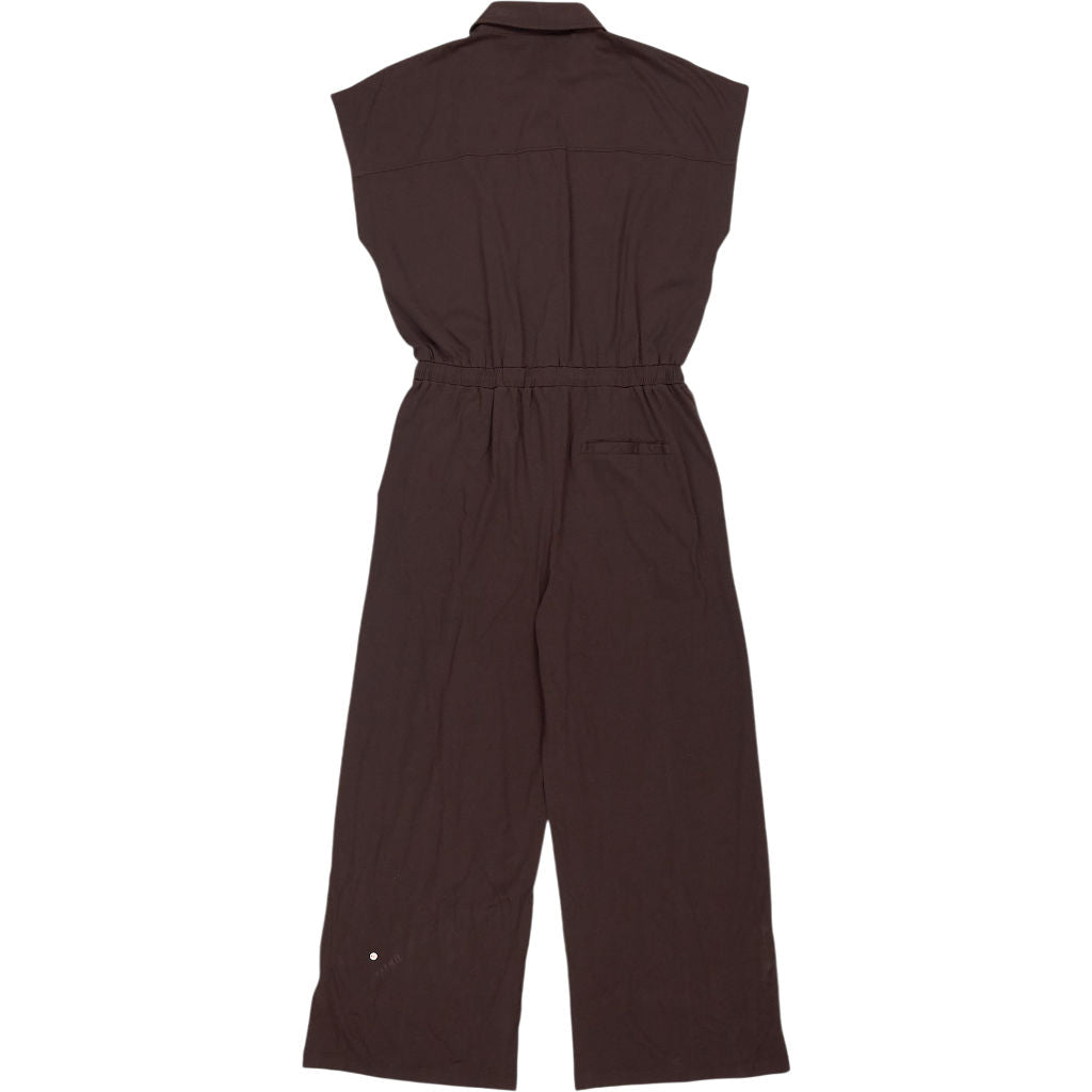Hush Brown Sleeveless Jumpsuit