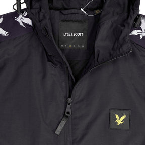Lyle & Scott Black Logo Hooded Jacket
