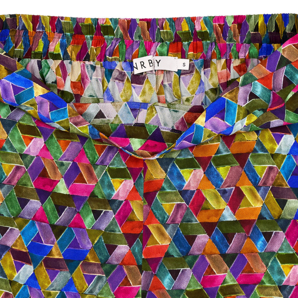 NRBY Multicolour Silk Trousers