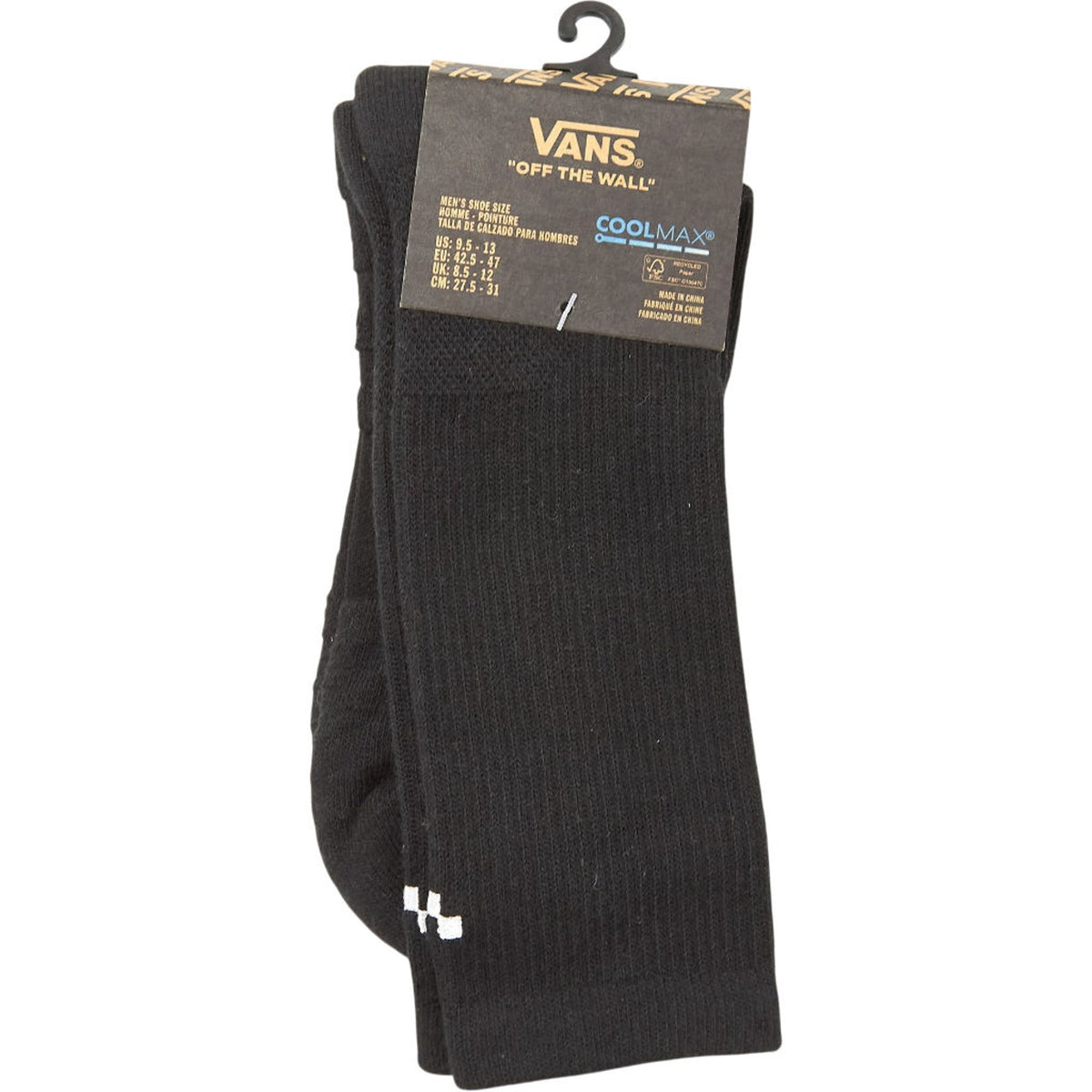 Vans Black CoolMax Performance Socks
