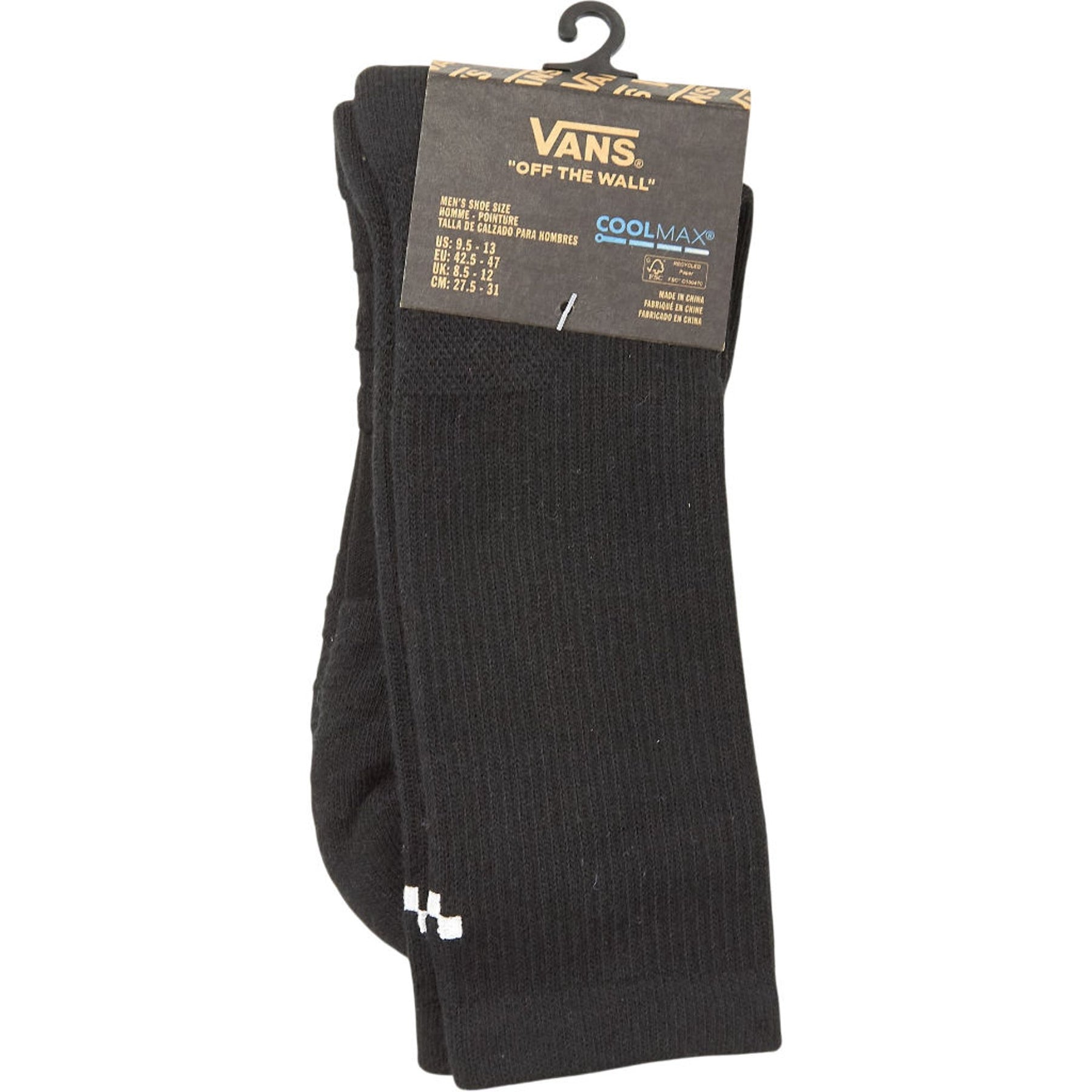Vans Black CoolMax Performance Socks