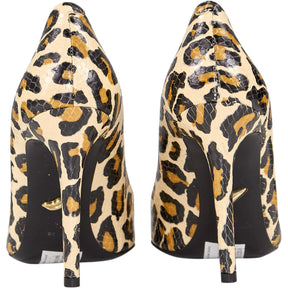 Diane von Furstenberg Leopard Print Heels