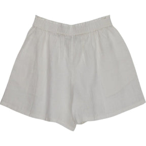 NRBY White Linen Shorts