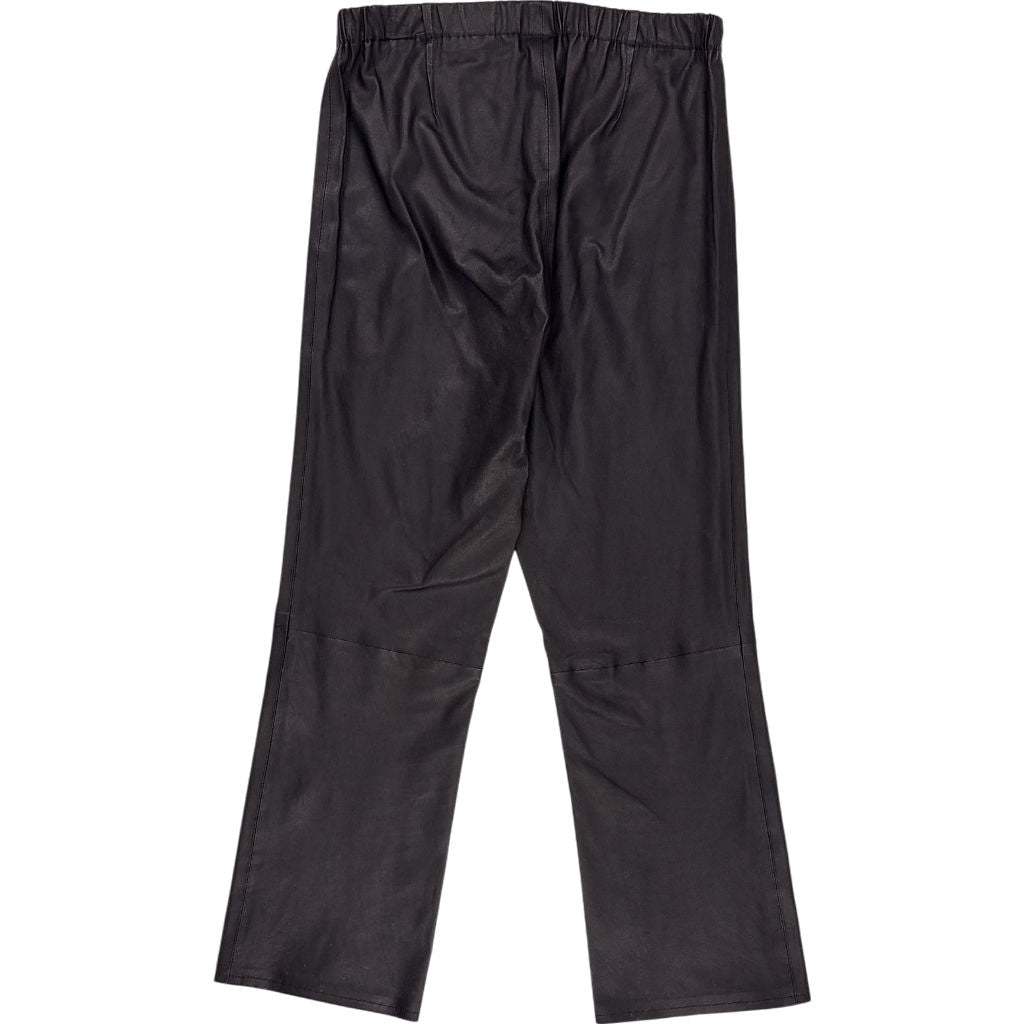 Baukjen Black Leather Trousers