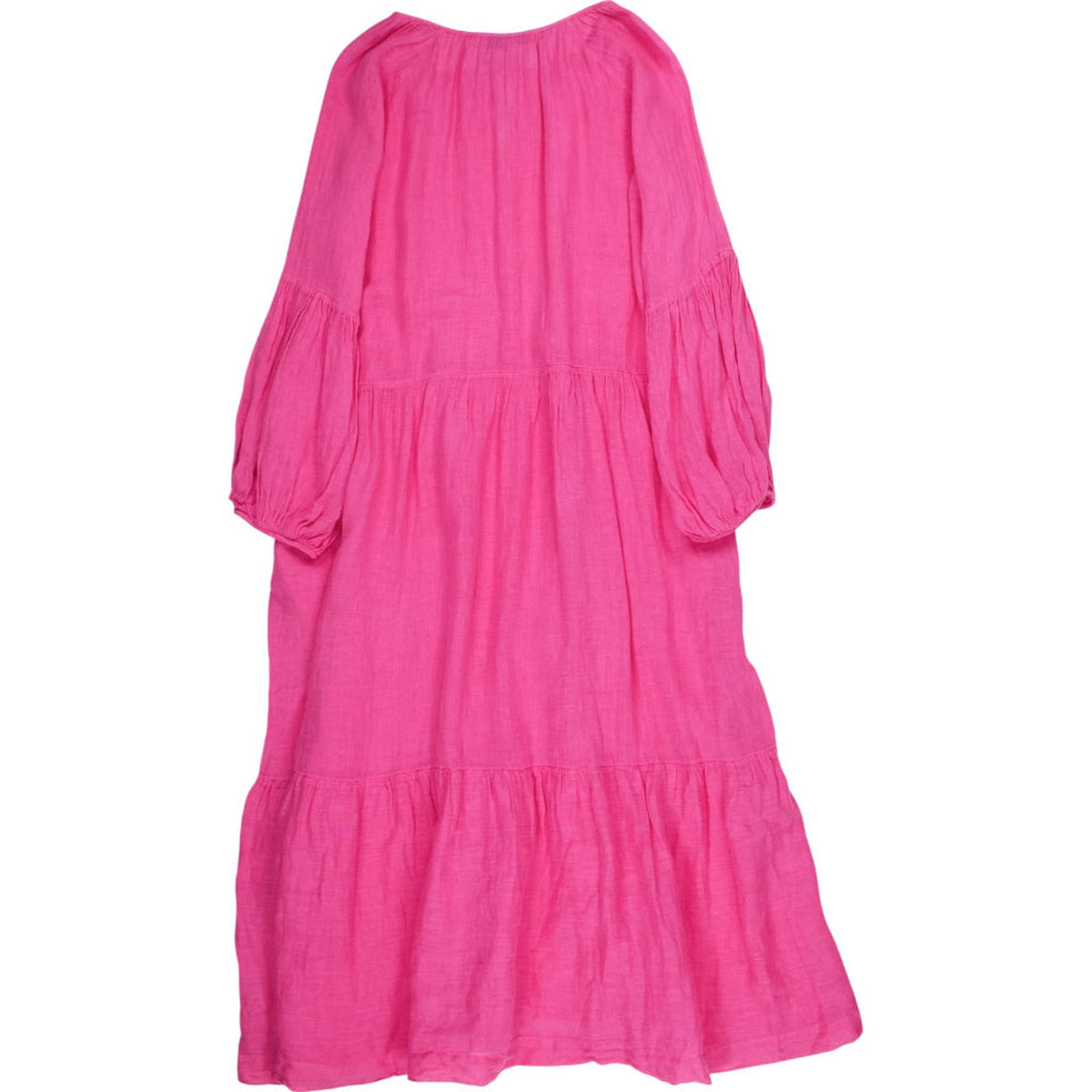 NRBY Pink Tiered Maxi Dress
