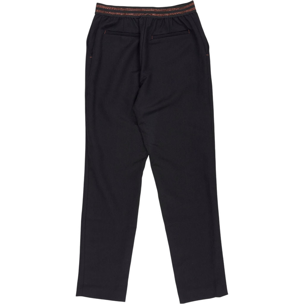 Hush Black Elastic Back Trousers