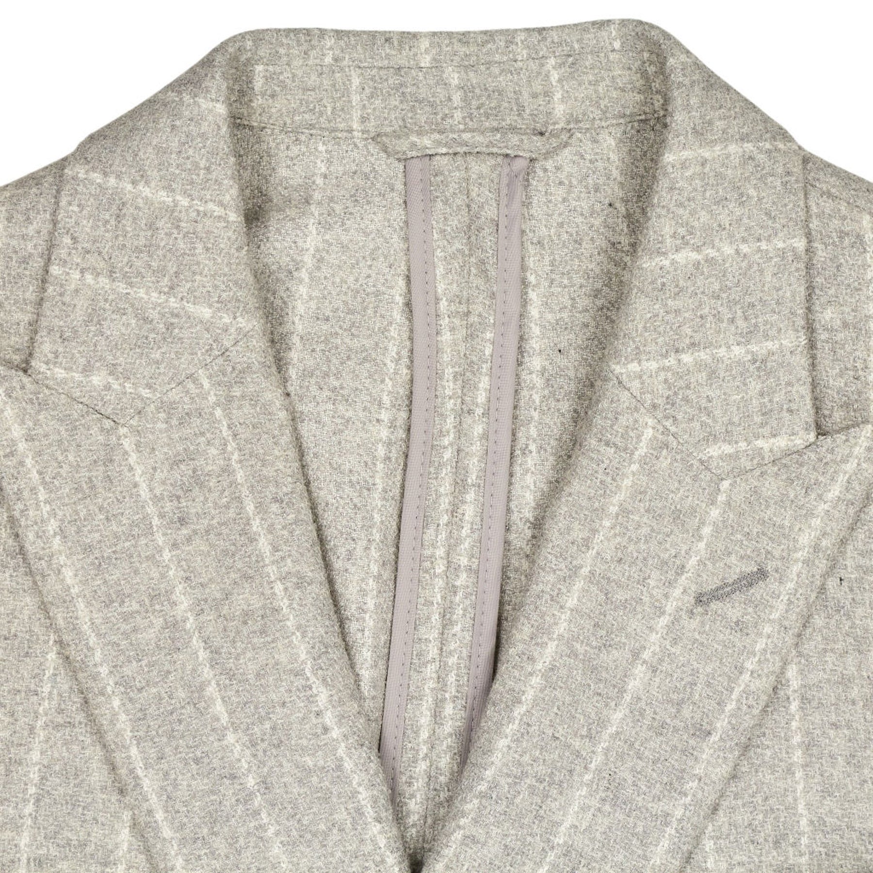 Moss Grey Pinstripe Double Breasted Jacket